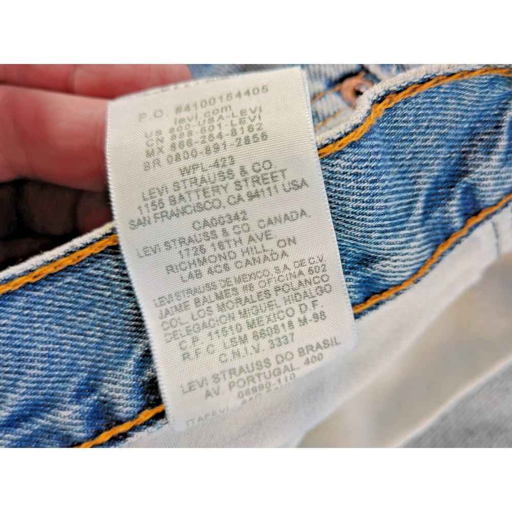 Levi's 550 Big Men's Jeans Size 48x29 Blue Denim 48 Waist 29 Inseam - Picture 3 of 16